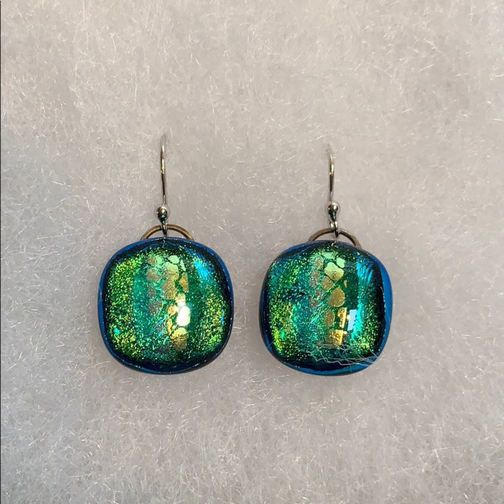 Brand New Sparkly Glass Earrings
